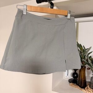 Gray Mini Skort